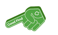 GumtreeUK foam finger gumtree good find good finds Sticker