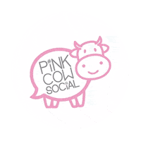 pinkcowsocial social media cows pcs gifs tsi Sticker