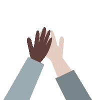 High Five Hands Sticker