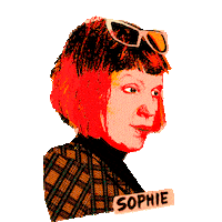 Art Sophie Sticker by Superlumen