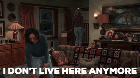 i dont live here anymore GIF by Roseanne