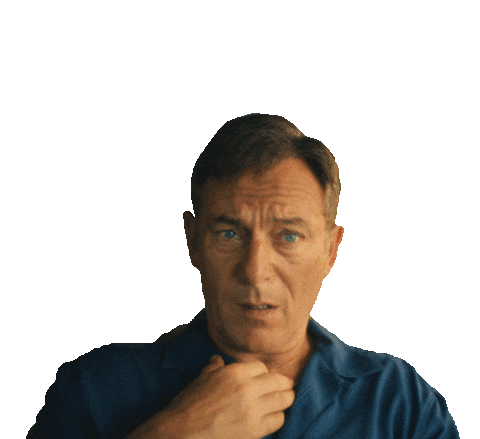 Scared Jason Isaacs Sticker by Max