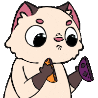 Angry Cat Sticker