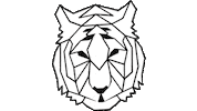 pep-design logo design brand tiger Sticker