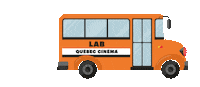 Cinema Bus Sticker by Québec Cinéma