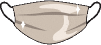 Mask Pearl Sticker by Style Lease
