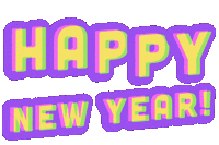 Happy New Year Sticker by Lily Xiao Haselton