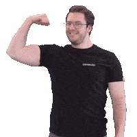 Muscles Kiss Sticker by Cameraden Media