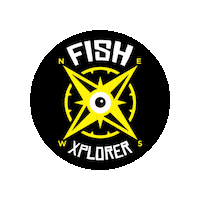 jipe_fishxplorer fish fishing transparency exploration Sticker