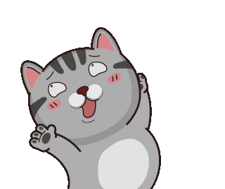 Happy Cat Sticker by VITA VITA ‧ 塔仔不正經