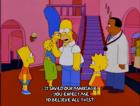 homer simpson hug GIF