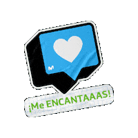Love You Heart Sticker by MovistarMx