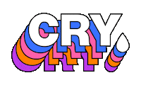 cry tear Sticker by Light