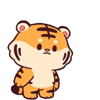 Tiger What Sticker