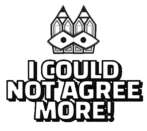 Dee Agree Sticker by Stamatia Alexaki