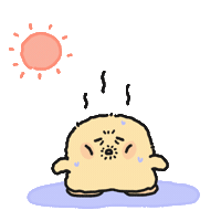 Awkward Sun Sticker