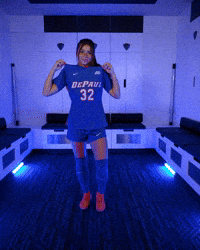 Womens Soccer GIF by DePaul Blue Demons