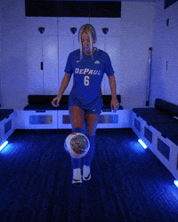 Womens Soccer GIF by DePaul Blue Demons