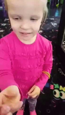 Little Girl Bites Off More Than She Can Chew With Sour Candy