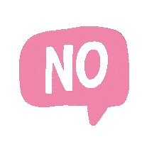 No Way Bubble Sticker