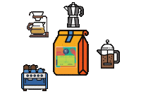 Kopi Sticker by SANA