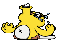 Sad Cry Sticker