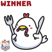 MajorChickenOfficial chicken fried chicken winner winner chicken dinner major chicken Sticker