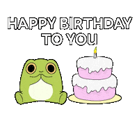 Happy Birthday Celebration Sticker by Ordinary Frends
