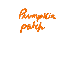 Pumpkin Patch Autumn Sticker
