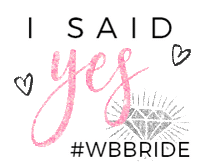 weddingbelles wb isaidyes yestothedress wbbride Sticker