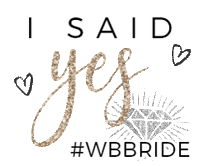 weddingbelles isaidyes yestothedress wbbride weddingbellesfouroaks Sticker