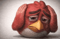 Sad Angry Bird GIF