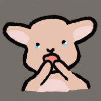 GreyRabbitu sad shocked crying cry GIF