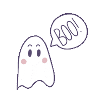 worksbeautifully halloween scary ghost spooky Sticker