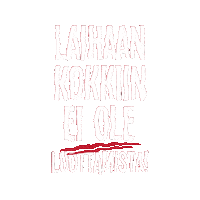 larvinen lärvinen laihakokki kokkimaistaa laihaankokkiineioleluottamista Sticker