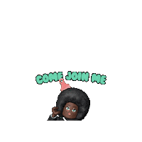 Come Join Me Sticker by Afro Unicorn