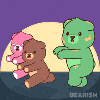 Teddy Bear Running GIF by BEARISH