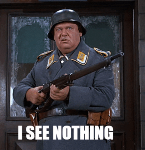AccidentalArtist giphygifmaker nflpa hogans heroes sgt schultz GIF