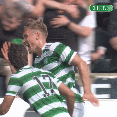 Celebration Goal GIF by Celtic Football Club