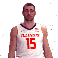 College Basketball Love Sticker by Fighting Illini Athletics
