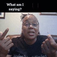 Thinking Talking To Myself GIF by NoireSTEMinist