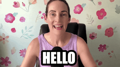 thekyliekelly giphygifmaker hello welcome kyliekelly GIF