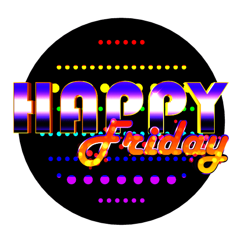 Happy Friday Sticker by Omer Studios
