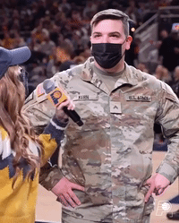Soldier Reunited With Family at Indiana Pacers Game After 8 Months Apart