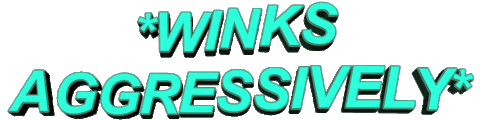 animation wink Sticker by AnimatedText