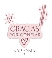 SABASKIN thank you skincare gracias love this Sticker