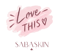 SABASKIN amor skincare love it love this Sticker
