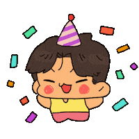 Party Birthday Sticker by AJ