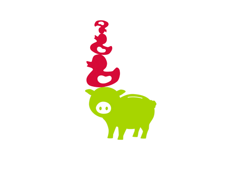 duckface piggybank Sticker by LILALU GmbH
