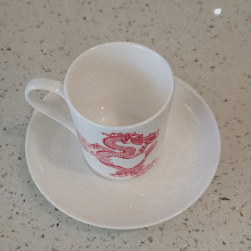 jinnynguidesign coffee espresso jinnynguidesign cup and saucer GIF